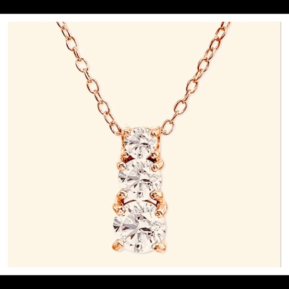 GIANI BERNINI CUBic Zirconia NECKLACE. - Picture 1 of 6